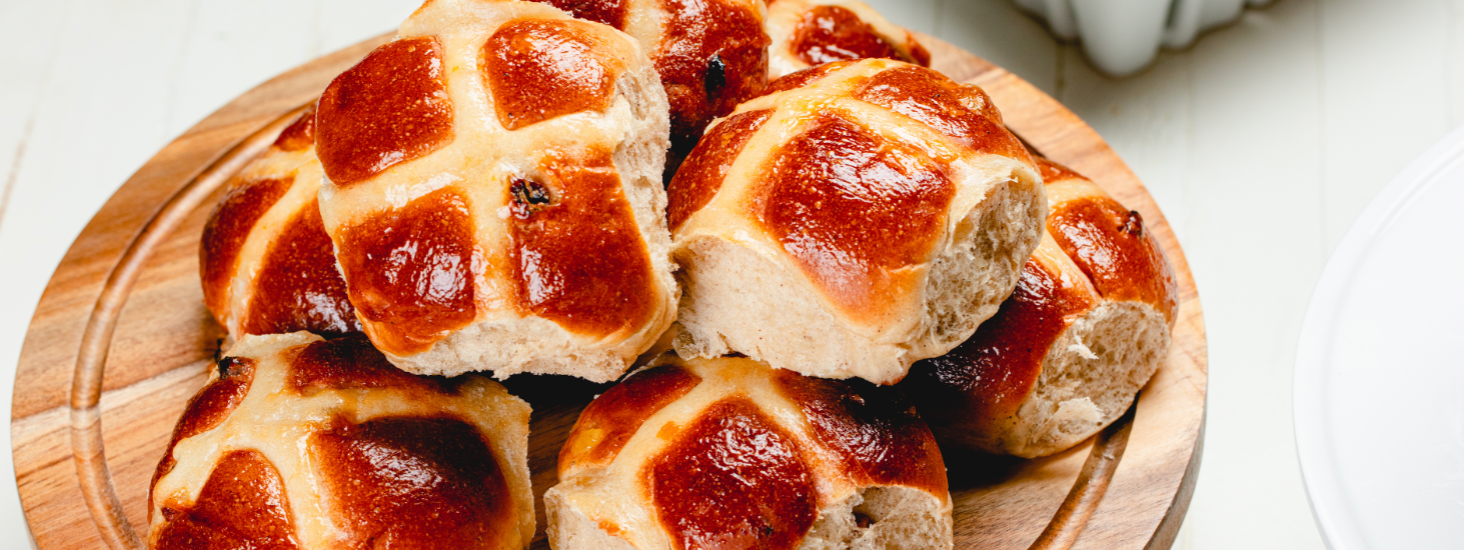 Vegan Hot Cross Buns Florida Crystals 2304